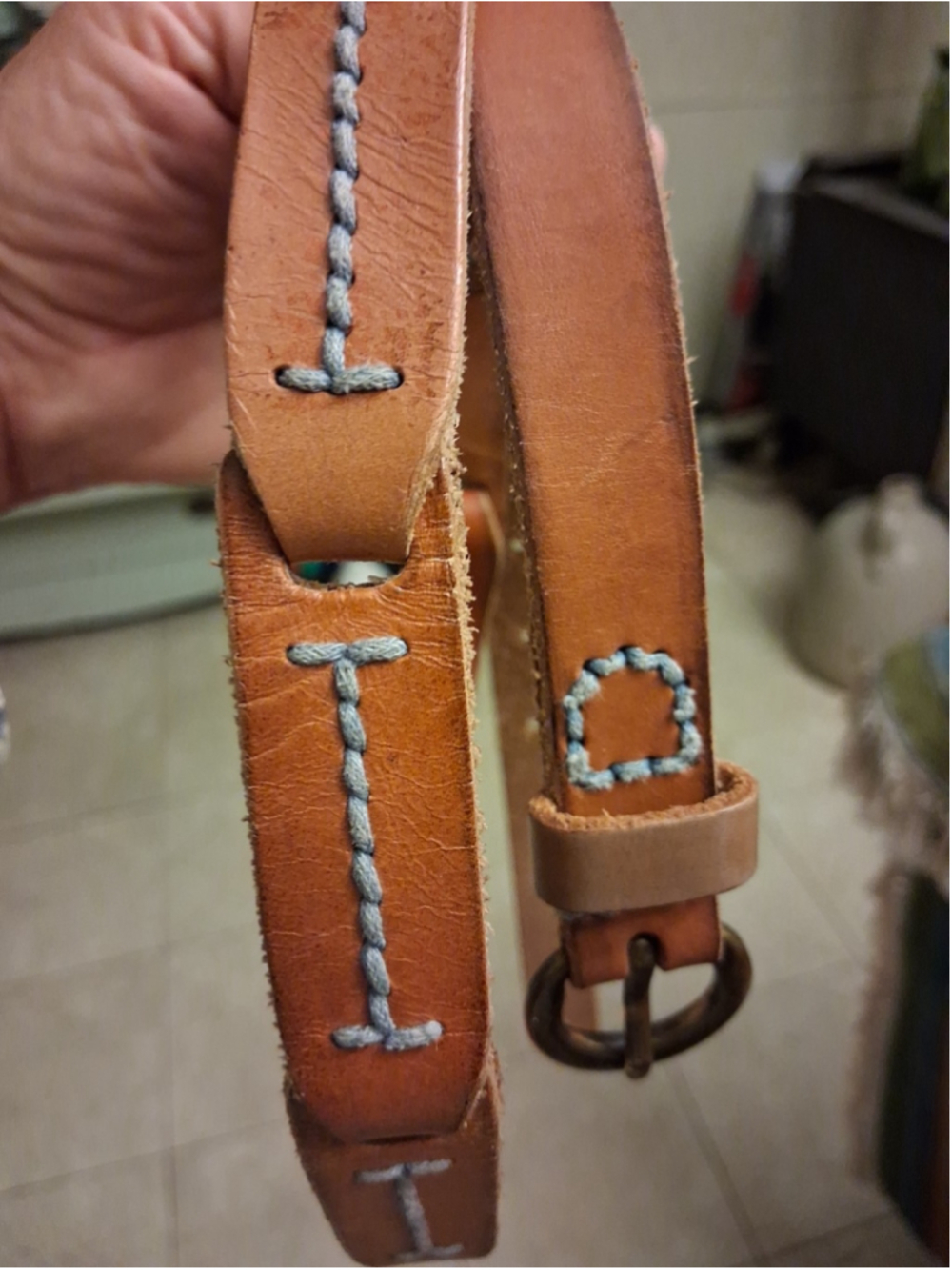 Vintage Old Navy Leather Belt Womens